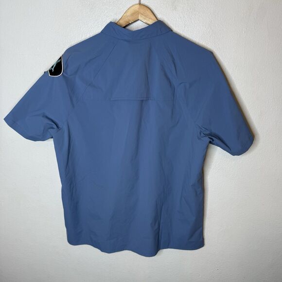 Bundle Of 2 Jack Wolfskin Asia Wanderwhim Shirts Snap Up Patch Men’s Large - Picture 5 of 16